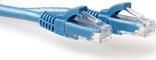 ACT Blue 15 meter U/UTP CAT6A patch cable snagless with RJ45 connectors. Cat6a u/utp snagless bu 15.00m (IB2615)