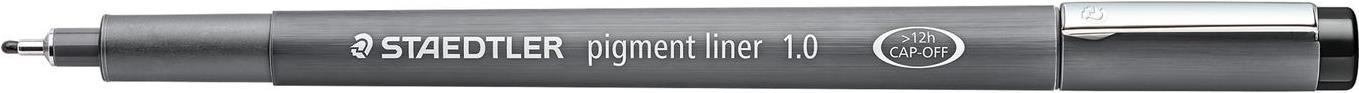 STAEDTLER Fineliner pigment liner 308 10-9 1,0mm schwarz (308 10-9)