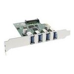 InLine USB-Adapter PCI Express 2,0 x1 Low Profile (76661C)