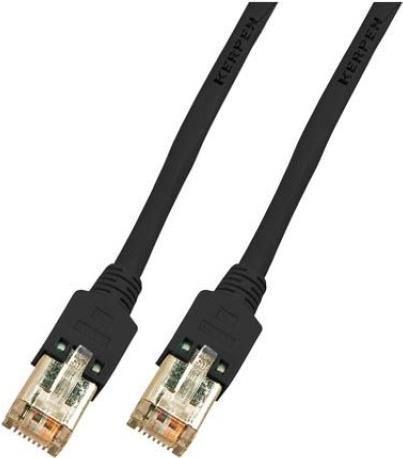 EFB-Elektronik RJ45 Patchkabel Cat.5e F/UTP LSZH Draka UC300 TM11 schwarz 10m Hersteller: EFB Elektronik (K8072.10)