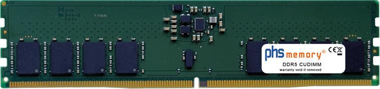 PHS-memory 16GB RAM Speicher kompatibel mit Asus ExpertCenter D7 B700MFES-0072650010 DDR5 CUDIMM 6400MHz PC5-51200U (SP616708)
