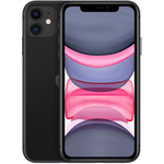 Apple iPhone 11 - Smartphone - Dual-SIM - 4G Gigabit Class LTE - 128GB - GSM - 6.1" - 1792 x 828 Pixel (326 ppi (Pixel pro" )) - Liquid Retina HD display (12 MP Vorderkamera) - 2 x Rückkamera - Schwarz (MHDH3ZD/A)