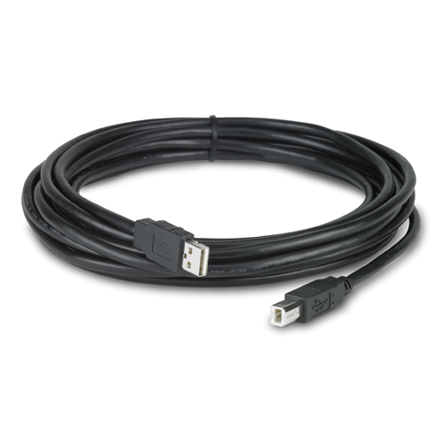 APC NetBotz USB Latching Cable LSZH USB A auf USB B 5 m Schwarz