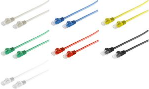 shiverpeaks BASIC-S Patchkabel Kat. 6A, U/UTP, grau, 7,50 m mitCat.7 Rohkabel, Belegung: EIA/TIA 568B, Kabelaufbau: - 1 Stück (BS08-35060)