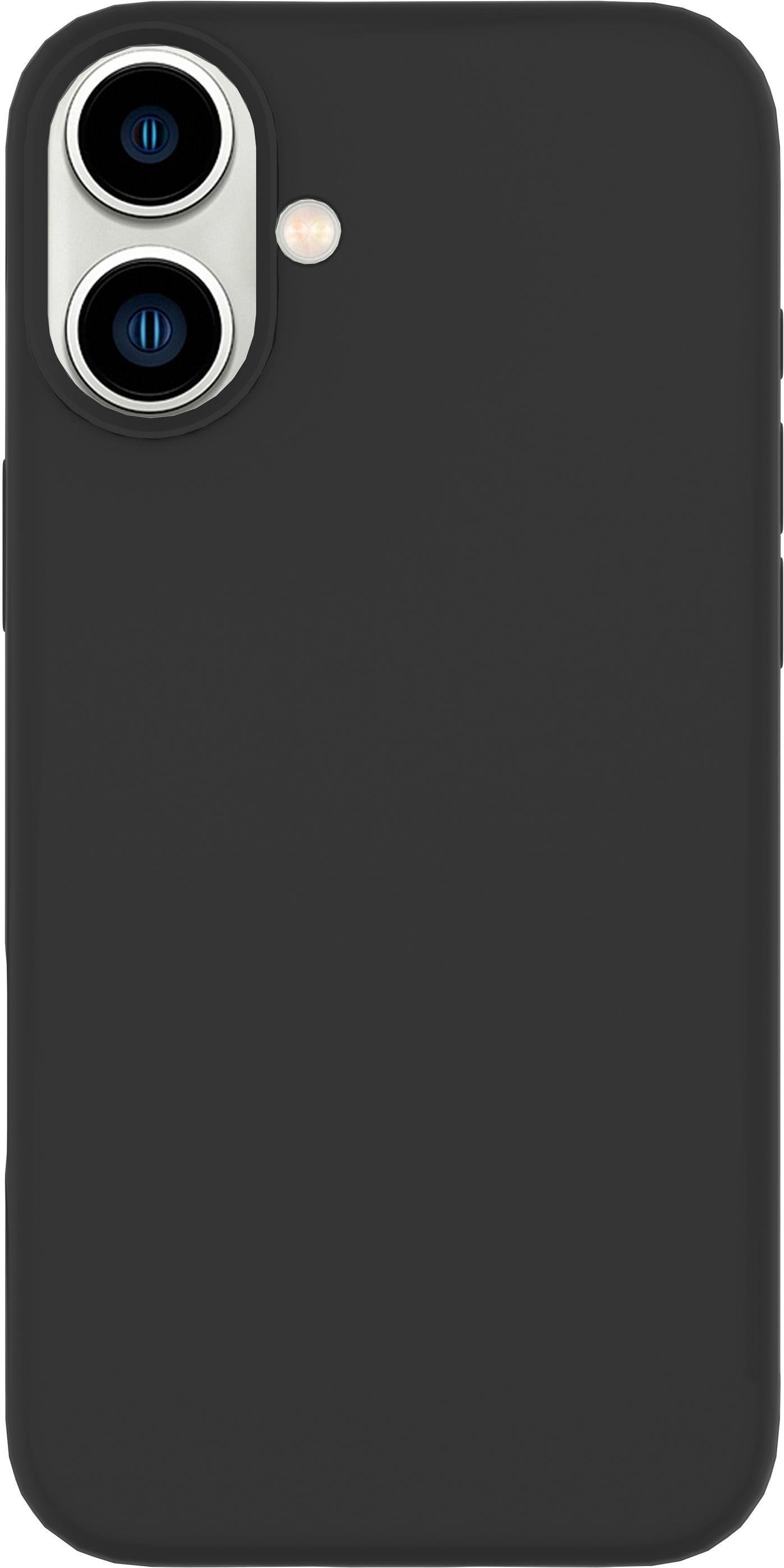 eSTUFF INFINITE RIGA iPhone 16 Black Cover. Material (ES67120050-BULK)