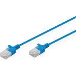 DIGITUS Patchkabel CAT 6 U-UTP Slim 1m Blau (DK-1618-010S-B)