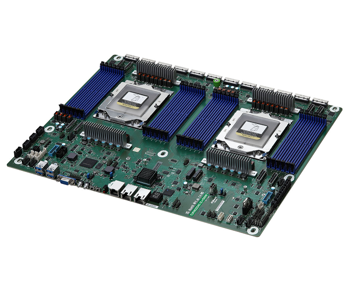 ASRock Server-Mainboard TURIN2D24G-2L+/500W Socket SP5 AMD EPYC DDR5 24 DIMM