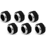 Alphacool Apex Grip HardTube Anschluss 16mm G1/4 chrom Set 6 St. (14930)