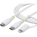 STARTECH 1M USB-C CABLE WITH LIGHTNING . (1M-U2-LNTC-CABLE)