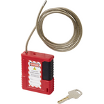 Sygonix SY-6872544 Kabelschloss 61.8 mm Rot (SY-6872544)