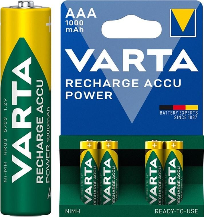 Varta Professional AAA Akku 1,2 V 1000 mAh Gold, Grün