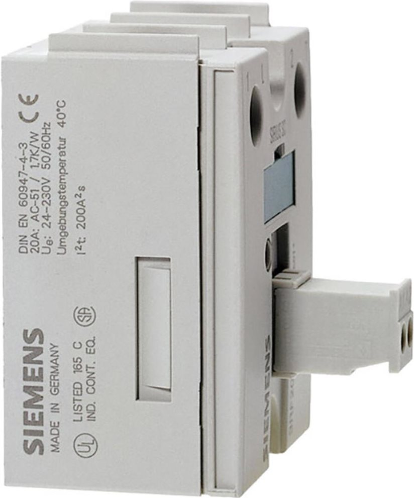 Siemens 1-phasiges Halbleiterrelais 3RF20 1 St. 3RF2020-1AA04 Last-Strom 20 A (3RF2020-1AA04)