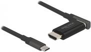 Delock Adapterkabel USB-C männlich bis HDMI männlich angled 