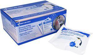 FIRST AID ONLY Sofort-Kälte-Kompresse, 130 x 140 mm, 10er Pack, für einmalige Anwendung, zur Aktivierung den Beutel - 1 Stück (P-10104 00)