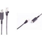 shiverpeaks ®--USB-A LAN Adapterkabel 1G, USB Typ A Stecker auf RJ45, PVC, schwarz, 1m (BS13-52025)