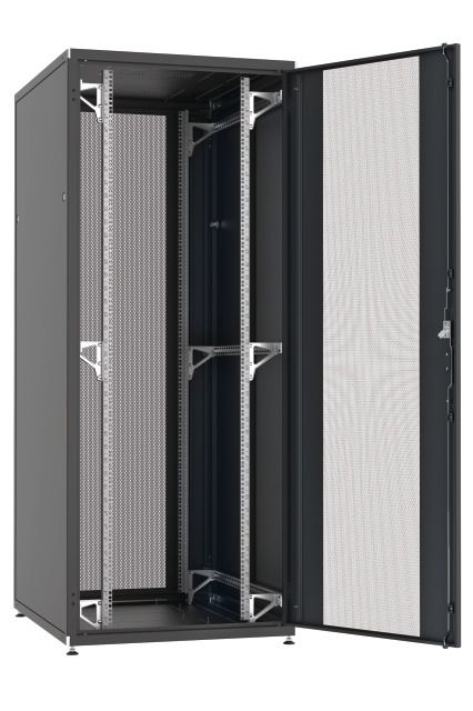 EFB-Elektronik 48,30cm (19") Serverschrank PRO 42HE, 800x1200 mm, F+R 1-teilig, RAL7035 Hersteller: EFB Elektronik (PRO-4282GR.P1)