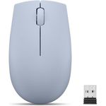Lenovo 300 Wireless Compact Kabellos Optisch Blau 3 Tasten 1000 dpi Maus Beidhändig RF Wireless (GY51L15679)