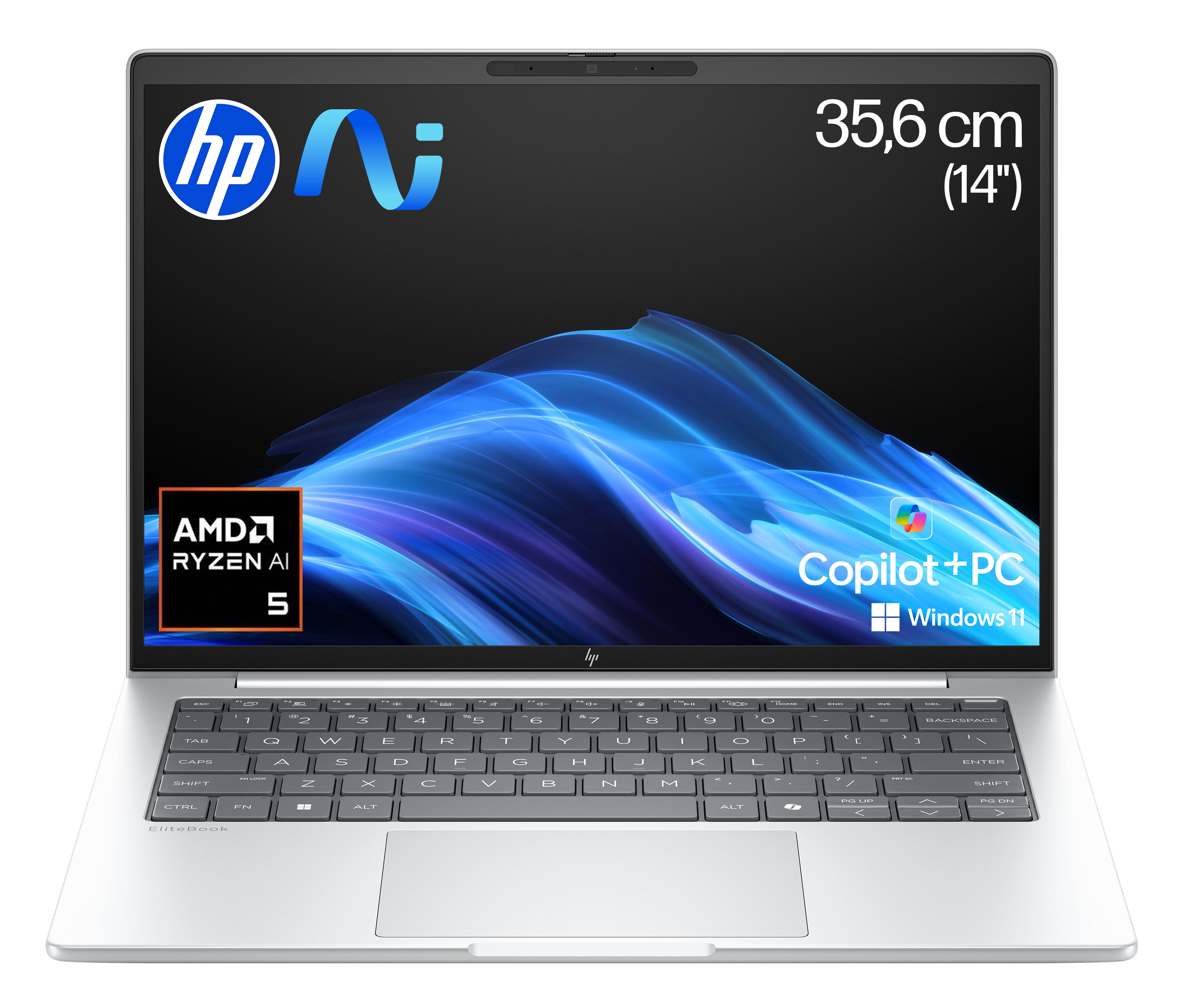 HP EliteBook 8 G1a 14 inch KI Laptop 512 GB SSD Windows 11 Pro Copilot+ PC (AD3F1ET#ABD)