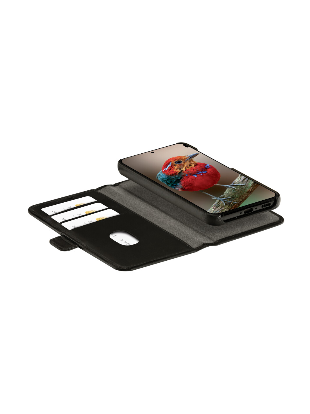 dbramante1928 Lynge Wallet Case für Samsung Galaxy S24 6,2" Leder Schwarz