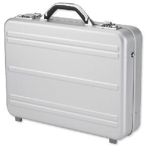 ALUMAXX MERCATO Laptop-Attaché-Koffer Aluminium 17" Silber