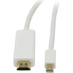 Synergy 21 S215654 Videokabel-Adapter 3 m Mini DisplayPort HDMI Weiß (S215654)
