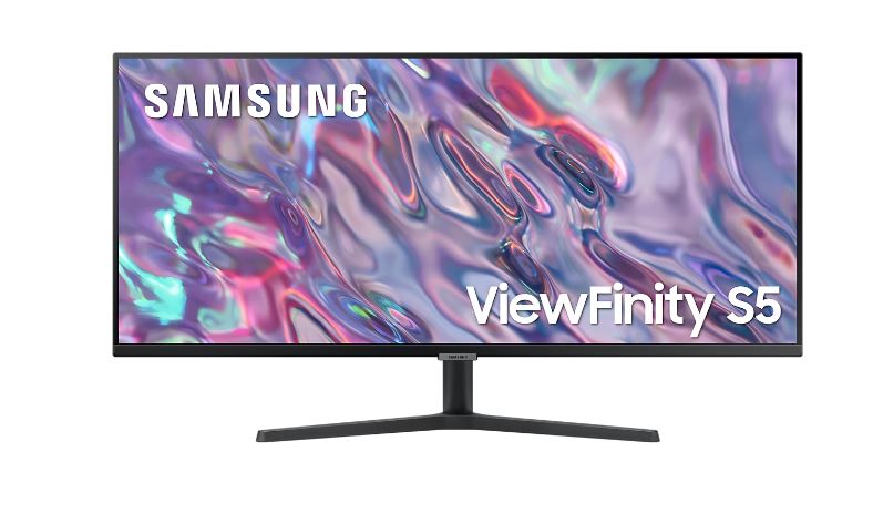 Samsung ViewFinity S5 S50GC 86,4 cm (34" ) 3440 x 1440 Pixel UltraWide Quad HD LED Schwarz [Energieklasse G] (LS34C500GAUXEN)