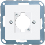 JUNG A 568-1 BF WW. Produktfarbe: Weiß, Markenkompatibilität: JUNG, Material: Thermoplast (A568-1BFWW)