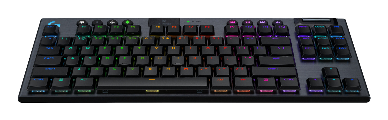Logitech G Series G915 X LIGHTSPEED TKL Gaming Tastatur AZERTY RGB Schwarz