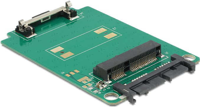 Delock 1.8? Konverter Micro SATA 16 Pin > mSATA full size (62520)