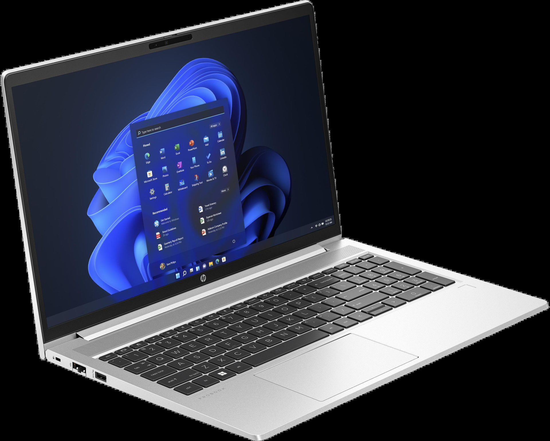 HP ProBook 450 G10 Notebook 15,6" 16 GB RAM 512 GB SSD Pike Silver Aluminium