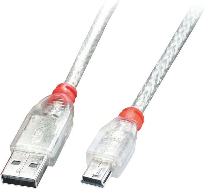 Lindy USB-Kabel USB (M) bis Mini-USB, Typ B (M) (41785)