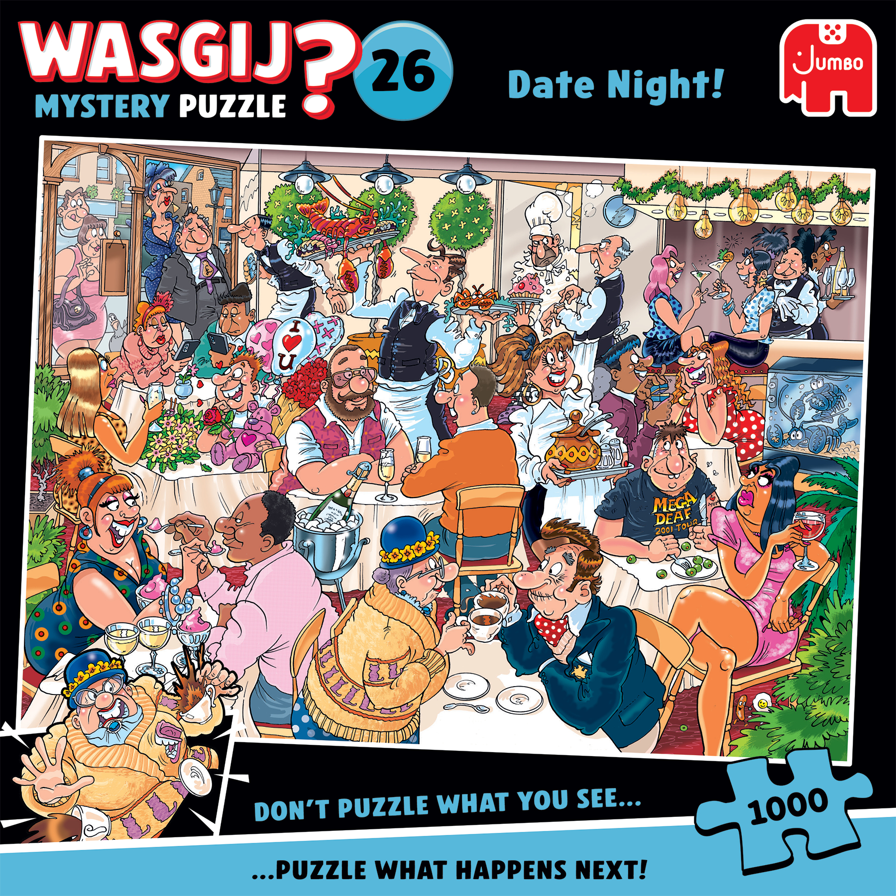 Jumbo Wasgij Mystery 26: Date Night 1000 Teile
