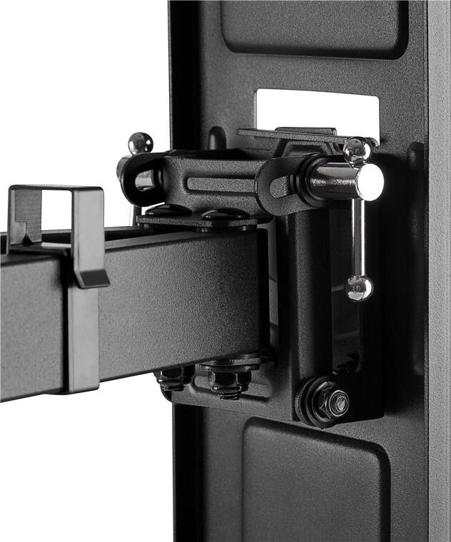 Goobay Pro Fullmotion XL TV-Wandhalterung 43"-100" vollbeweglich bis 60 kg Schwarz
