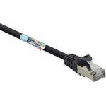 Renkforce RF-4732884 RJ45 Netzwerkkabel, Patchkabel CAT 5e F/UTP 5.00 m Schwarz mit Rastnasenschutz 1 St. (RF-4732884)