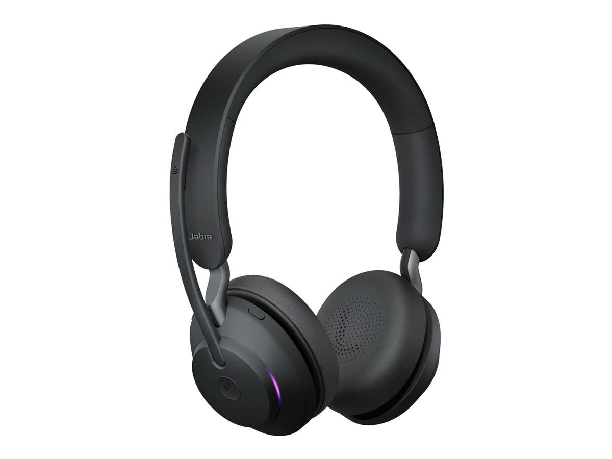 Jabra Evolve2 65 MS Stereo On-Ear Headset Schwarz