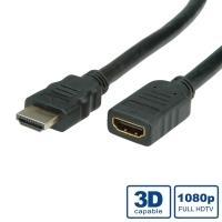 VALUE HDMI High Speed Verlängerungskabel, mit Ethernet, Stecker-Buchse 3,0m (11.99.5576)