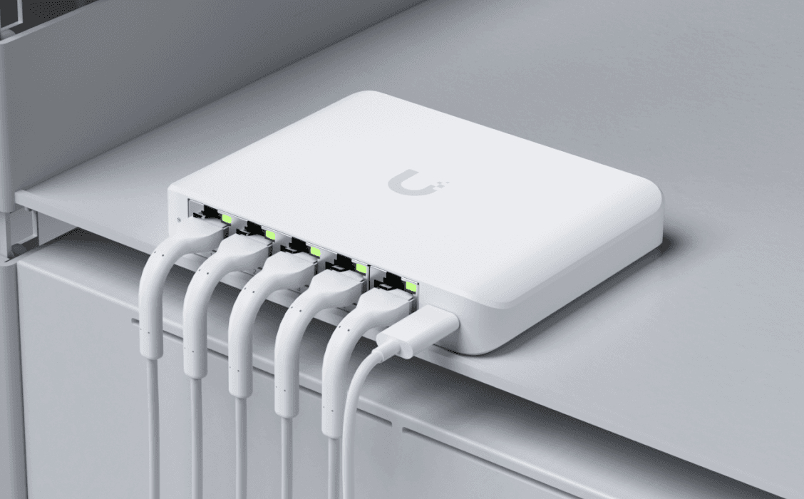 Ubiquiti UniFi Switch Flex Mini 2.5G 2.5 Gigabit Ethernet Managed 5 Ports Weiß