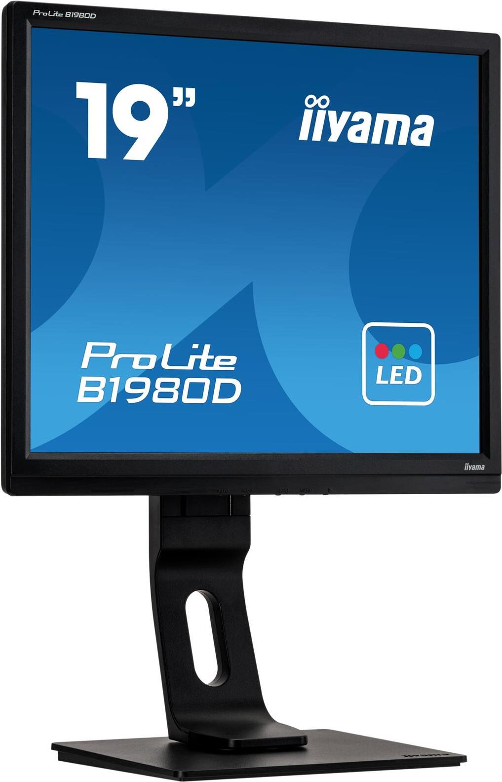 iiyama ProLite B1980D-B1 Computerbildschirm 48,3 cm (19" ) 1280 x 1024 Pixel SXGA LED Schwarz (B1980D-B1) (B-Ware)