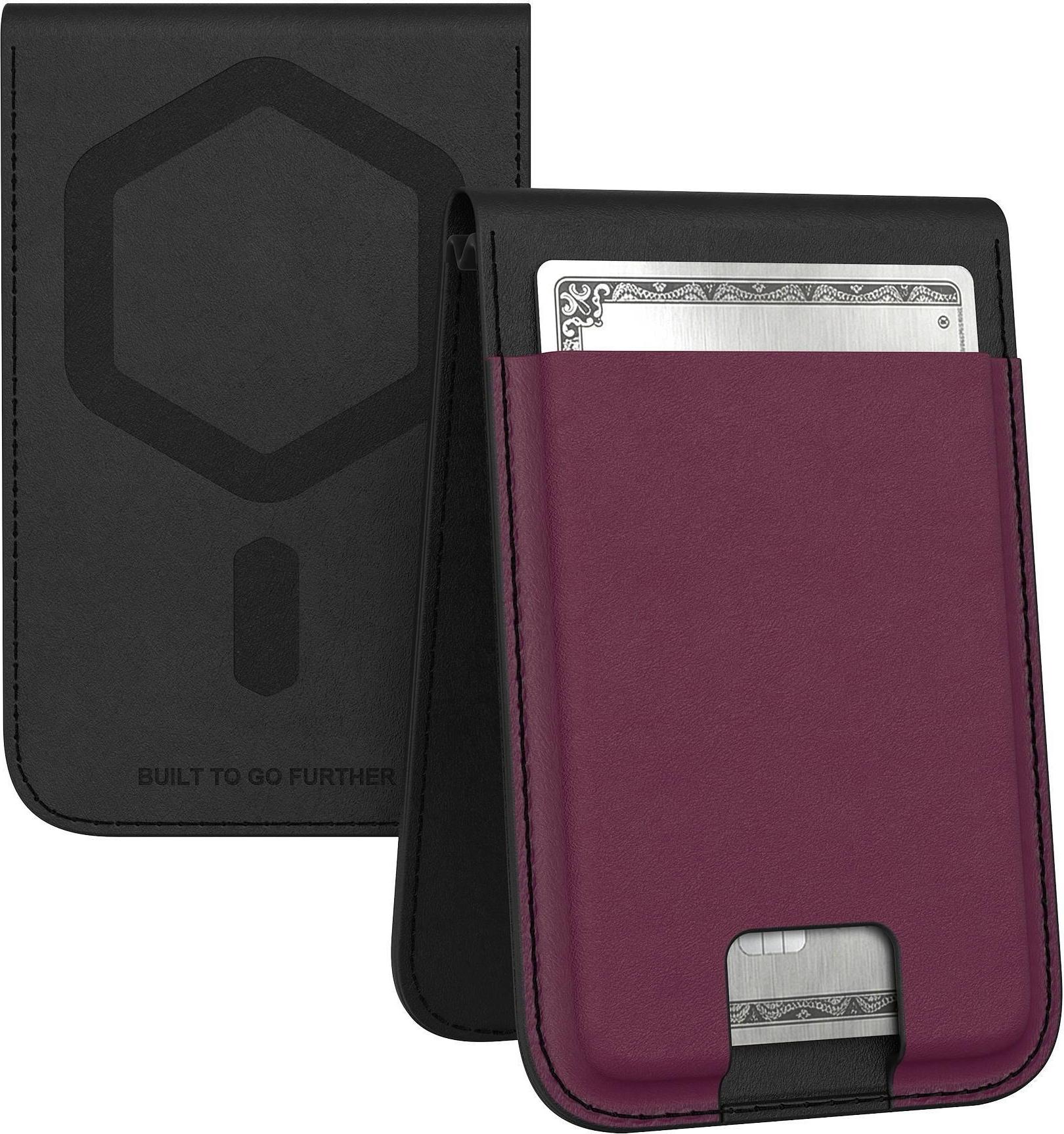 UAG Urban Armor Gear Metropolis Magnetic Wallet mit Standfunktion | veganes Leder deep purple synth | 964445114E4E (964445114E4E)