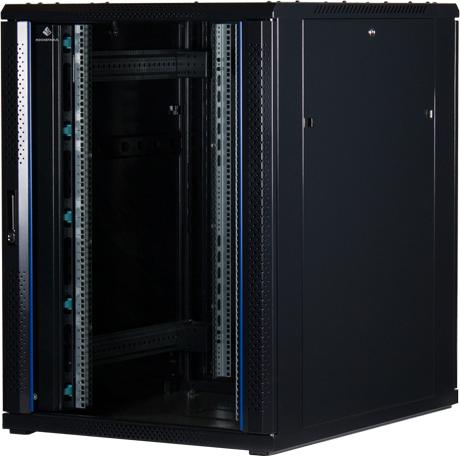 Rockstable 22 HE 19" Serverschrank mit Glastür (RS19-8022)