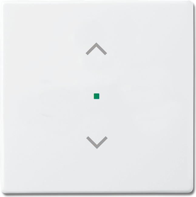 BUSCH-JAEGER Wippe 1-fach Jalousie 6232-10-84 Busch-free home studioweiss 6232-10-84 - 10 Stück (6220-0-0040)