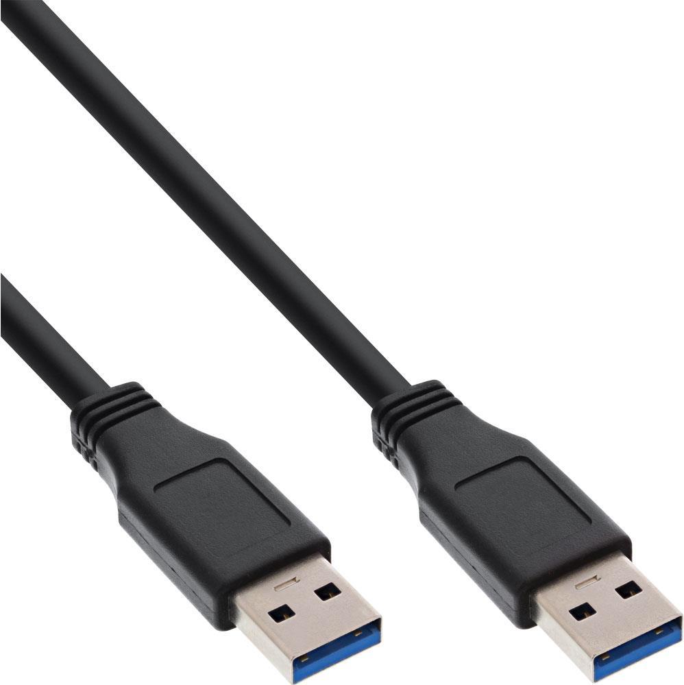 InLine USB-Kabel USB Typ A (M) bis USB Typ A (M) (35203)