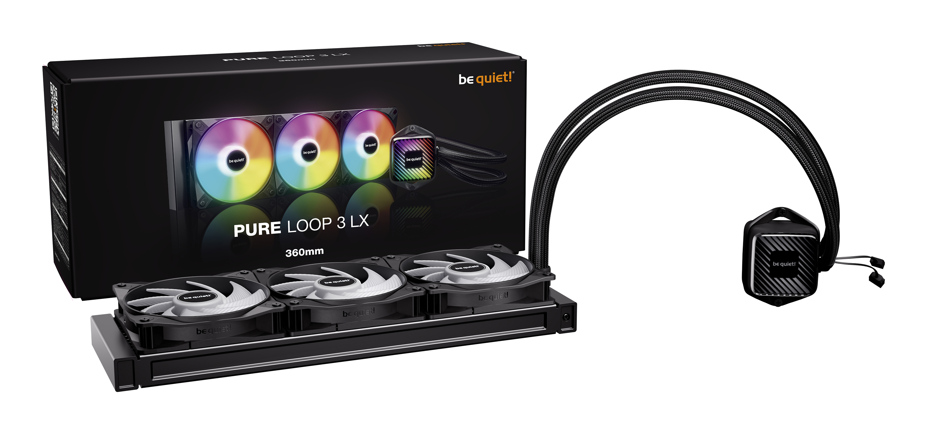 be quiet! Pure Loop 3 LX 360 mm Flüssigkeitskühlung Schwarz
