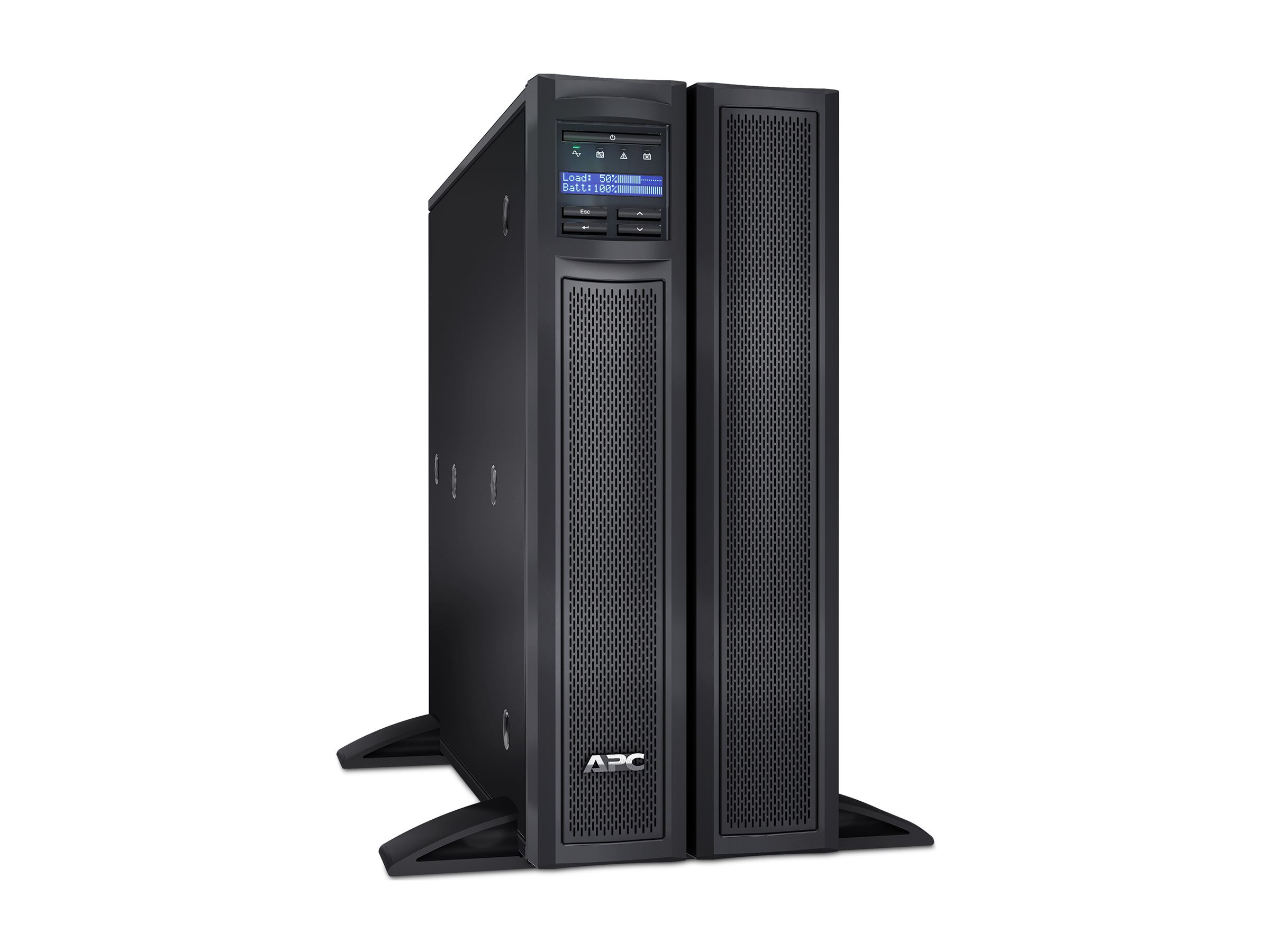 APC Smart-UPS X 3000 Rack/Tower LCD USV 3000 VA / 2700 W Line-Interactive Schwarz