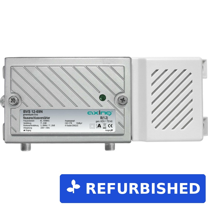 Axing BVS 12-69N. Stecker: F. Energiequelle: AC, Stromverbrauch (in Betrieb): 6 W, Eingangsspannung: 230 V. Breite: 192 mm, Tiefe: 40 mm, Höhe: 89 mm (BVS01269N) (B-Ware)