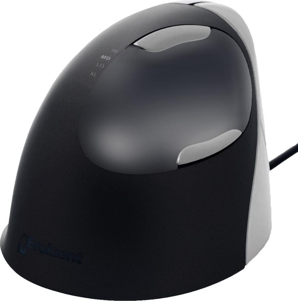 Evoluent VerticalMouse 4 Left USB Anthrazit/Silber