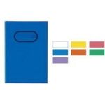 HERMA Heftschoner, DIN A4, aus PP, transparent-sortiert mit Beschriftungsetikett, je 2 x transparent-farblos, - 10 Stück (19992)