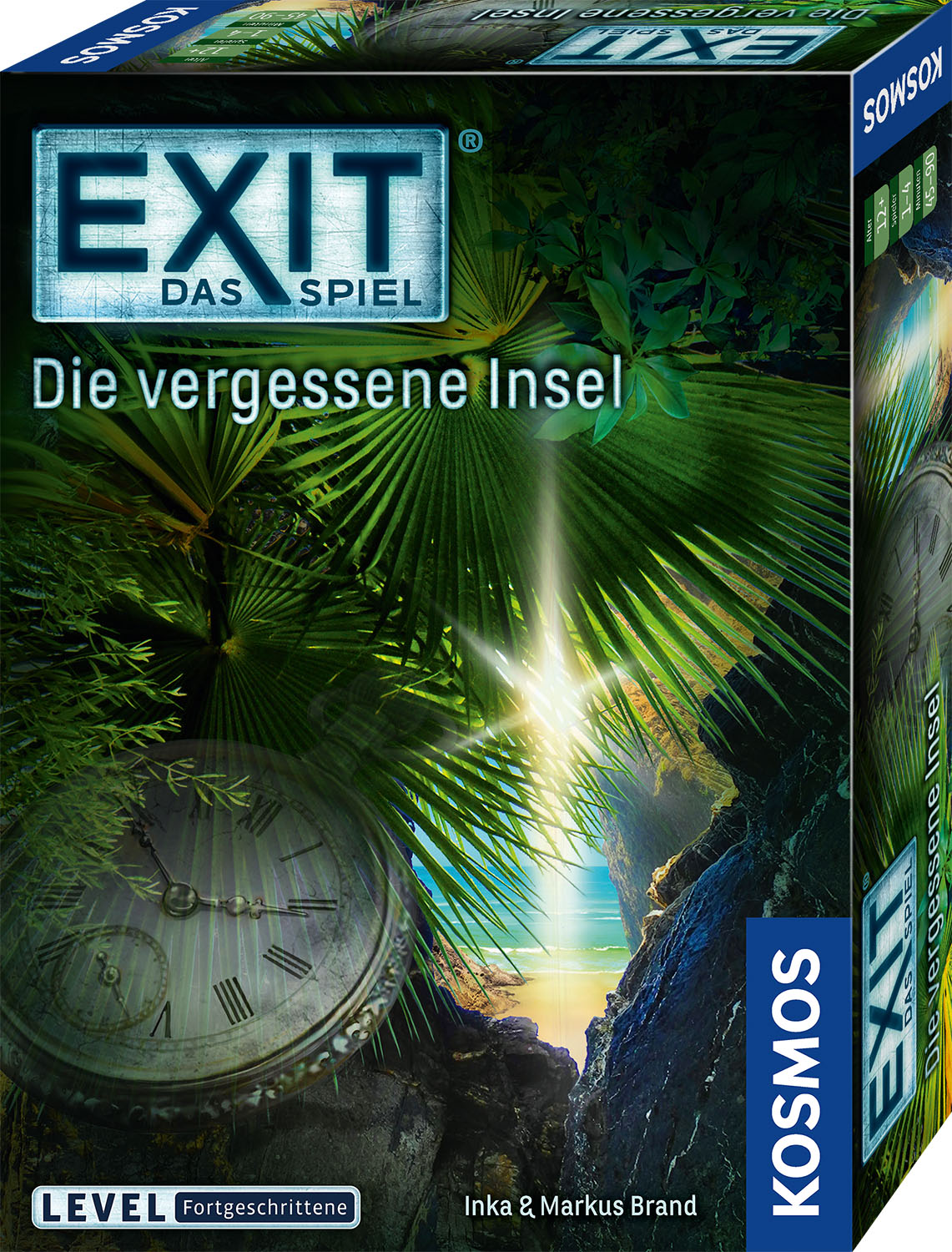 Kosmos 692858 EXIT Das Spiel Die vergessene Insel Brettspiel 1-6 Spieler ab 12 Jahren