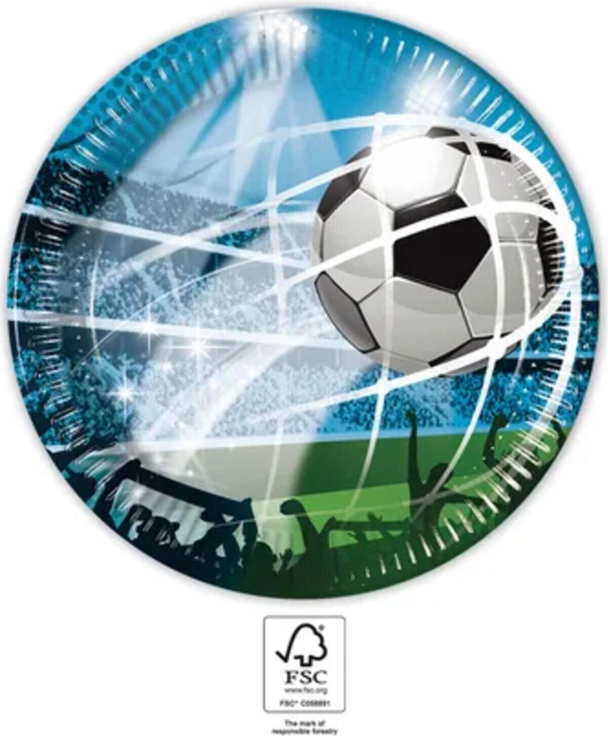 Procos Fußballparty Pappteller (93744)