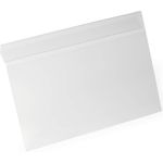 DURABLE Kennzeichnungstasche HARD COVER mit Falz A4 quer, Farbe: transparent, Art. Nr. 116319, 1 PAK (116319)